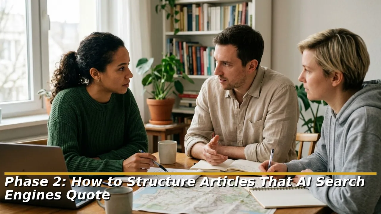 How to Structure Articles That AI Search Engines Quote